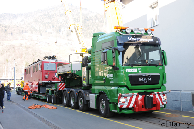 Ge 4/4 I 602
07.03.2012 Leihgabe ans Verkehrshaus Luzern
16.11.2015 zurück aus Verkehrshaus zur RhB
