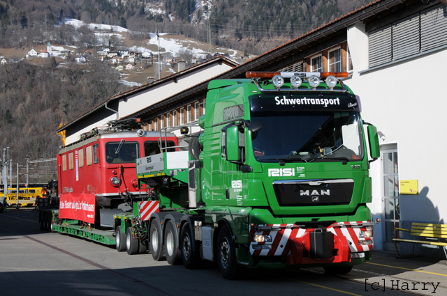 Ge 4/4 I 602
07.03.2012 Leihgabe ans Verkehrshaus Luzern
16.11.2015 zurück aus Verkehrshaus zur RhB
