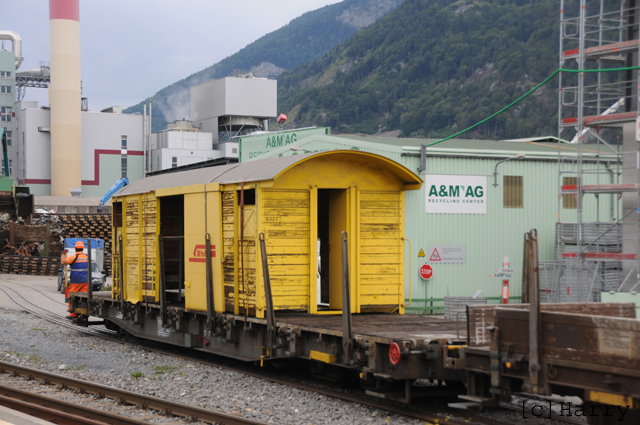 Xk 9327
Ausrangiert 2010. Untergestell für Xk 916 02. Kasten Abbruch 30.08.2012
