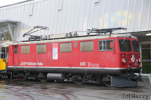 Ge 4/4 I 602
07.03.2012 Leihgabe ans Verkehrshaus Luzern
16.11.2015 zurück aus Verkehrshaus zur RhB
