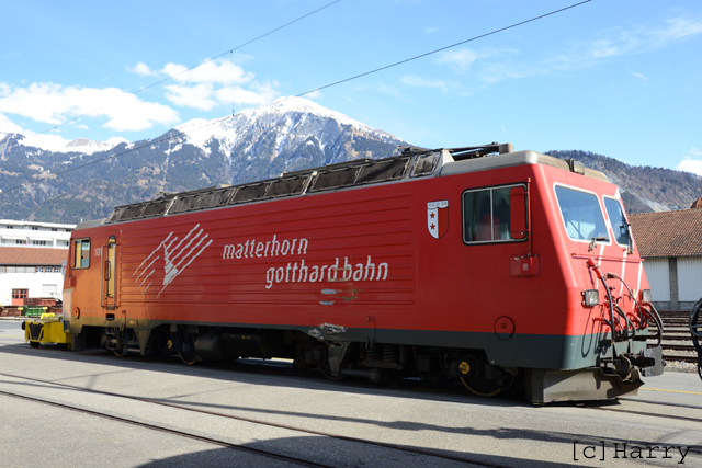 HGe 4/4 101
28.02.2014 HGe 4/4 101 in Landquart
