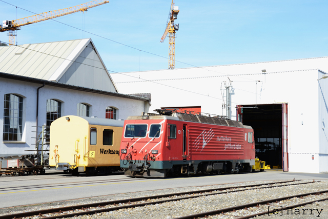 HGe 4/4 101
28.02.2014 HGe 4/4 101 in Landquart
