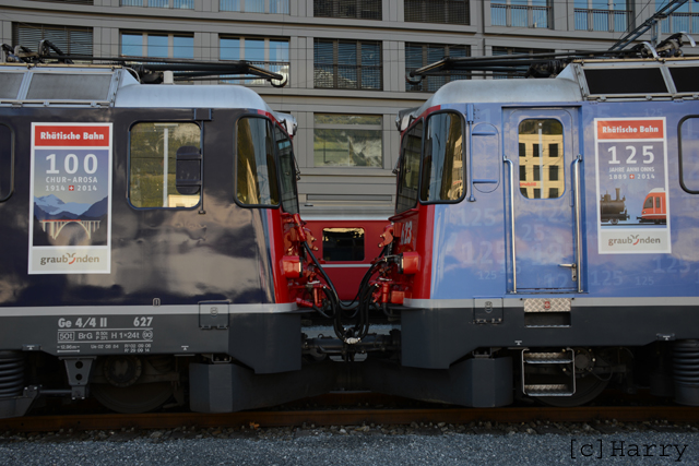 Ge 4/4 II 623 und 627
