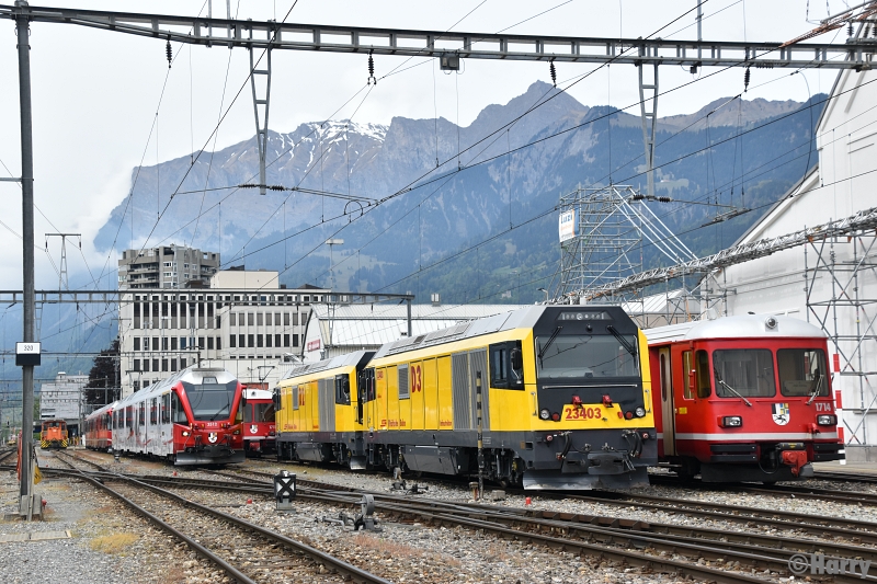 Gmf 4/4 234 03, ABDt 1714, ABe 8/12 3512
