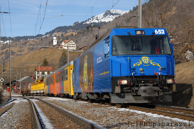 Testzug bei Saas
