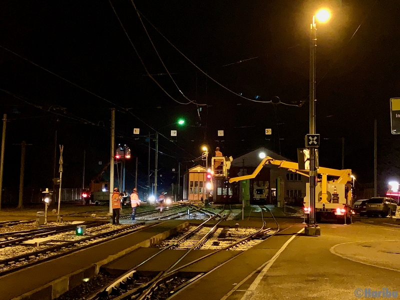 06.04.2021 Abbruch der Fahrleitung
