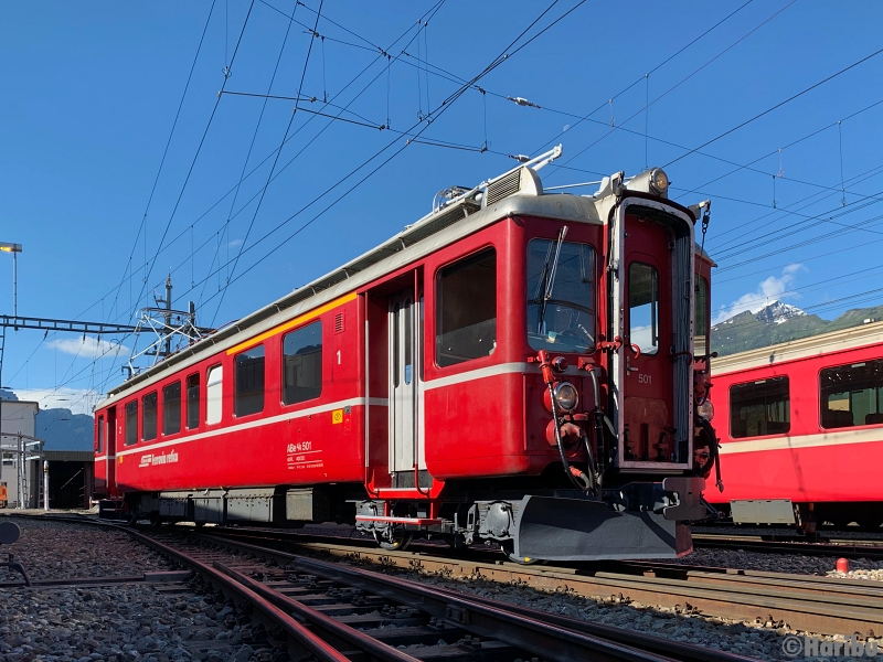 ABe 4/4 501, A 1251, B 2302
12.06.2020: Testfahrt nach Revision von Landquart nach Davos und zurück.
